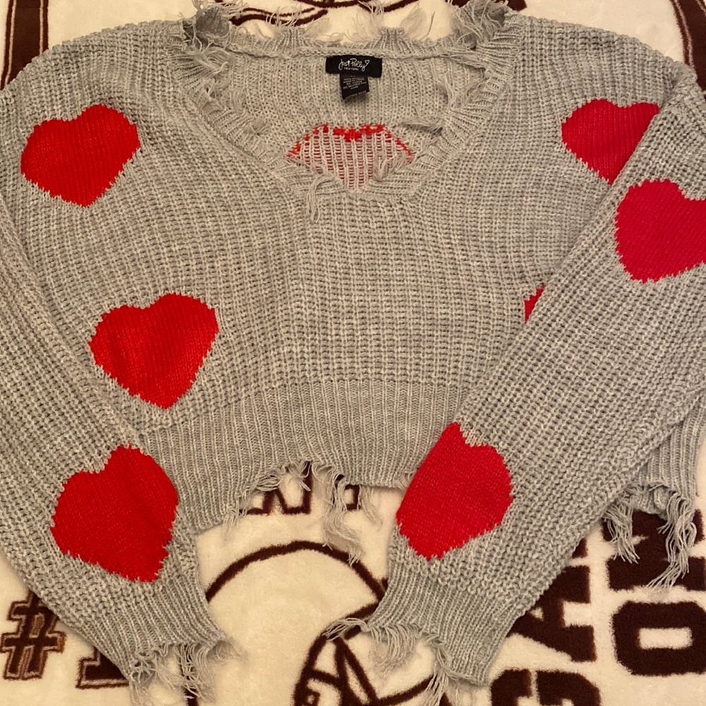 Heart ❤️ Print Sweater